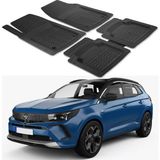 Oto Pandami Opel Grandland 2021 Uyumlu Paspas Seti PP780A1 - Siyah