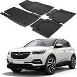 Oto Pandami Opel Grandland x 2017 Uyumlu Paspas Seti PP781A1 - Siyah