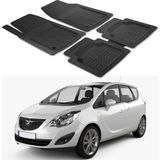 Oto Pandami Opel Meriva 2011+ Uyumlu Paspas Seti PP789A1 - Siyah