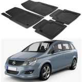 Oto Pandami Opel Zafira B 2005-2014 Uyumlu Paspas Seti PP796A1 - Siyah