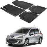 Oto Pandami Peugeot 207 Kombi 2006 - 2015 Sw Uyumlu Paspas Seti PP089A1 - Siyah