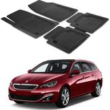 Oto Pandami Peugeot 308 Kombi 2013 - 2017 Sw Uyumlu Paspas - Siyah