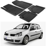 Oto Pandami Renault Clio 2005 Uyumlu Paspas Seti PP831A1 - Siyah