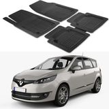 Oto Pandami Renault Grand Scenic 2014+ Uyumlu Paspas Seti PP838A1 - Siyah