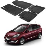 Oto Pandami Renault Grand Scenic Jz 2009-2016 Uyumlu Paspas Seti PP840A1 - Siyah