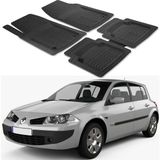 Oto Pandami Renault Megane 2006 Uyumlu Paspas Seti PP856A1 - Siyah