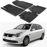 Oto Pandami Renault Symbol 2010 Uyumlu Paspas Seti PP864A1 - Siyah