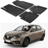 Oto Pandami Renault Symbol 2017+ Uyumlu Paspas Seti PP865A1 - Siyah