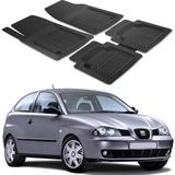 Oto Pandami Seat Ibiza 3 6l 2002-2008 Uyumlu Paspas Seti PP881A1 - Siyah