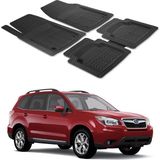 Oto Pandami Subaru Forester Sj 2013 - 2019 Uyumlu Paspas Seti PP051A1 - Siyah