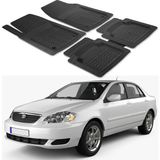 Oto Pandami Toyota Corolla E12 2001-2007 Uyumlu Paspas Seti PP941A1 - Siyah