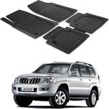 Oto Pandami Toyota Land Cruiser J12 2002 - 2009 Uyumlu Paspas Seti PP043A1 - Siyah
