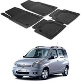 Oto Pandami Toyota Yaris Verso 1999 - 2005 Uyumlu Paspas Seti PP031A1 - Siyah