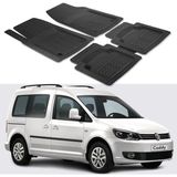Oto Pandami Volkswagen Caddy 2010-2015 Uyumlu Paspas Seti PP993A1 - Siyah