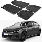Oto Pandami Volkswagen Golf 7 2012 Uyumlu Paspas Seti PP997A1 - Siyah