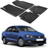 Oto Pandami Volkswagen Polo 6r / 6c 2008-2017 Uyumlu Paspas Seti PP1004A1 - Siyah