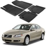 Oto Pandami Volvo S80 2006-2016 Uyumlu Paspas Seti PP974A1 - Siyah