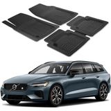 Oto Pandami Volvo V60 2 2018+ Uyumlu Paspas Seti PP981A1 - Siyah