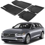 Oto Pandami Volvo V90 2016+ Uyumlu Paspas Seti PP984A1 - Siyah