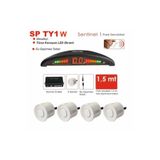 Oto Park Sensörü Led Ekranlı Türkçe Ses Ikazlı Beyaz Renk 22 Mm dop8482212igo