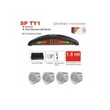 Oto Park Sensörü Led Ekranlı Türkçe Ses Ikazlı Gri Renk 22 Mm dop8482483igo