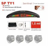 Oto Park Sensörü Led Ekranlı Türkçe Ses İkazlı Gri Renk 22 mm