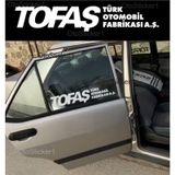Oto Sticker Tofaş Türk Otomobil Fabrikası A.Ş Stickeri
