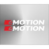 Oto Sticker Volkswagen 4 Motion Sticker 2 Adet - Beyaz - Kırmızı - 32x4cm