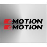 Oto Sticker Volkswagen 4 Motion Sticker 2 Adet - Siyah - Kırmızı - 32x4cm