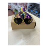 OTO SÜSLEN İSTANBUL Yanlık Egzoz Ucu Kalpli Krom Çift Çıkış EG-05 6.3cm
