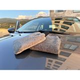 Oto Temizlik 2'li Mikrofiber Oto Yıkama Eldiveni ve Araba Kurulama Bezi