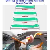 Oto Teyp Torpido Döşeme Kapı Trim Sökme Araç Içi Sökme Aparatı 4 Parça Profesyonel - Sağlam Sert Üründür