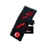 Oto Torpido Pandizot Üstü Yumuşak Uzun Tüylü Siyah Peluş Torpido Örtüsü / Oto Aksesuar