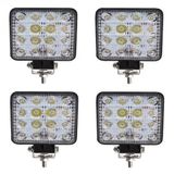 Oto Türk 16 Ledli Çalışma Lambası 12-24 Volt Uyumlu 1 Yıl Garanti 4 Adet