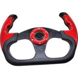 Oto Uzay F1 Spor Direksiyon Momo Model Kırmızı / DIDI156 - Siyah