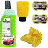 Oto Yıkama Seti Ebrayn 1 Ad Oto Şampuan + 2 Ad Sünger + 1 Ad Microfiber Bez + 1 Ad Yıkama Eldiveni