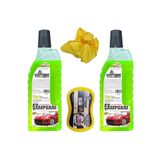Oto Yıkama Seti Ebrayn 2 Adet 1 Lt Oto Şampuanı + Sünger + 40X40 cm Microfiber Bez