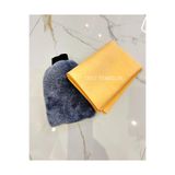 Oto Yıkama Seti: Mikrofiber Araba Yıkama Eldiveni Ve Güderi Bez 50x70cm