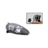 Oto101 Fiat Grande Punto Ön Far Elektrikli Motorlu Gri 14PİN Sağ 06-08