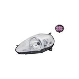 Oto101 Fiat Grande Punto Ön Far Elektrikli Motorlu Krom Mor Soket Uyumlu Sol 08-09