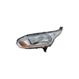 Oto101 Ford Connect Ön Far Elektrikli Motorlu Krom Sarı Sinyal Sol 13-