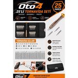 Oto4 25PARÇA Telefon Elektronik Tamir Saatçi Küçük Mini Tornavida Seti - Siyah