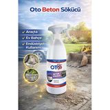Oto55 Beton Sökücü 720 Ml Oto Araç Beton, İnşaat Sonrası Çimento Sıva Harç Sökücü