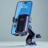 OtoÇizgi Araç Içi Otomatik Telefon Tutucu – 360° Döner Güçlü Vakumlu Stand - 000-Siyah
