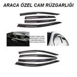 OtoÇizgi Fiat Fiorino Cam Rüzgarlığı Mugen Parlak Siyah(ÖN 2 KAPI İÇİN) OtoÇizgi