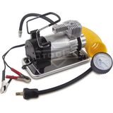OtoÇizgi Profesyonel Metal Kompresör – Çift Pistonlu 12V Oto Lastik Şişirme Pompası + Çantalı Set - 0 - Siyah