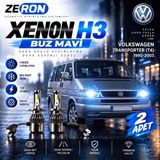 OtoÇizgi Transporter Xenon H3 Buz Mavi LED Far Ampulü 12V 2 Adet Yüksek Aydınlatma Kolay Montaj