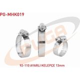 Otoco Hortum Kelepçesi Ayarlı 92-110 / 13MM