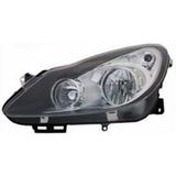 Otoco Opel Corsa D Ön Far Motor.krom Siyah Sol 2006- 93189361