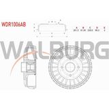 Otoco Renault Clıo Fren Kampanası Arka Rulmanlı Abs Oku. Tırnak.4 Delik 261,5X61,93X228,6X89,3 432007212R